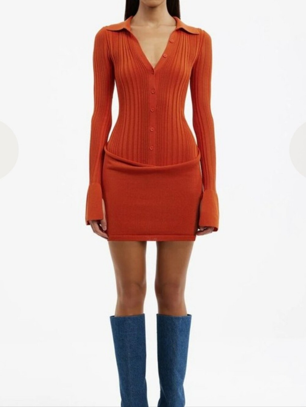 Significant Other Yasmine Mini Dress in Persimmon